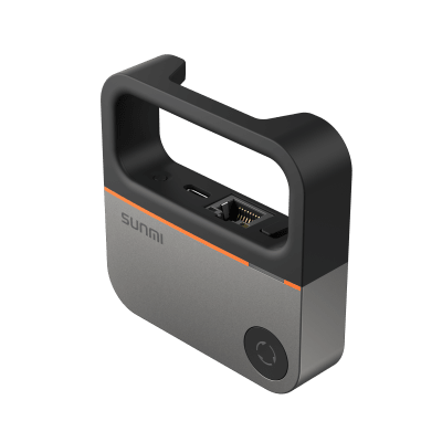 Punto de Acceso Inalámbrico SUNMI MINI AP / Protocolo 802.11ah / Cobertura de 1 km / Modos AP y Cliente / Frecuencia Sub 1GHz / Puerto LAN 10/100Mbps / USB Tipo-C / WPA3 / Compacto 76x76x19 mm