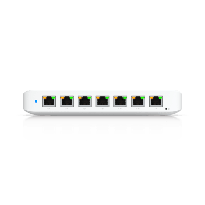 USW Ultra 60W Switch de 8 Puertos GbE (7 Puertos PoE+ y 1 Puerto Entrada PoE++) con Opciones de Montaje Versátiles