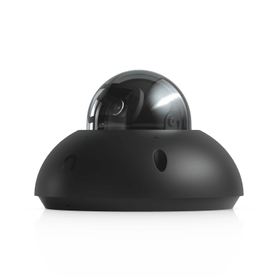 UniFi G6 Dome – Cámara 4K Antivandálica y Todo Clima con Sensor de 8 MP (1/1.8”), Motor de IA Multi-TOPS y Visión Nocturna Infrarroja de Largo Alcance, Color Negro