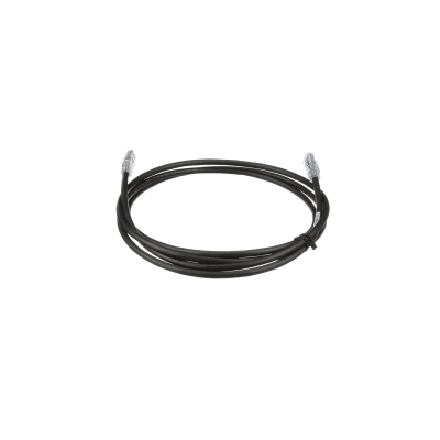 Cable de Parcheo UTP, Cat6A, 24 AWG, CM, Color Negro, 3.05 Metros (10 Pies)