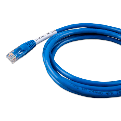 Cable Comunicación VE.can tipo B de 1.8 m para Programación de Victron con aterías Pytes y Epever