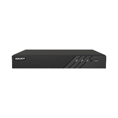 DVR 4 Canales 4K TURBOHD + 4 Canales IP / 8 Megapixel (4K) / Audio Bidireccional por Coaxitron / ACUSENSE  / 1 Bahía de Disco Duro / Salida de Video en Full HD / H.265+