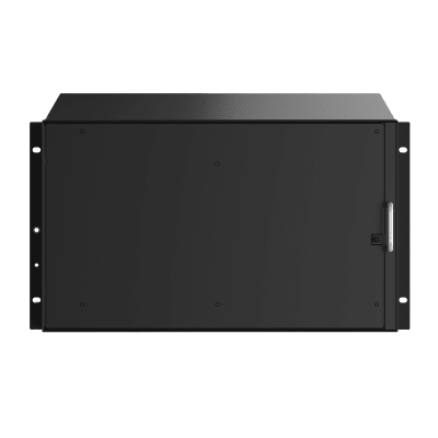 DeltaStream - OLT Módular GPON / 7 Bahías XGSPO/GPON / Conexión de hasta 14,336 ONUs / 2 Tarjetas Main / Puertos Gigabit RJ45 Uplink / 4 Puertos SFP+ Uplink / Fuente Redundante AC- DC (incluida) / Administración desde la nube (