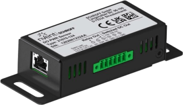 Sensor Externo de Temperatura, Humedad con 2 Contacto Digitales Secos / Hasta 16 Sensores en Cadena / 2 puertos RJ45 / Carcasa Plástica / Montaje Fácil