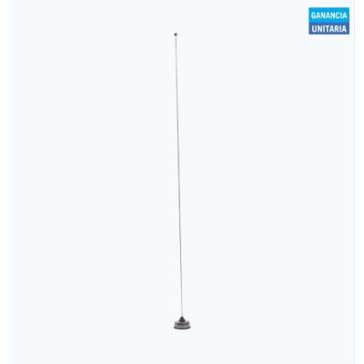 Antena Movil Ajustable en Campo, Rango de Frecuencia 118-940 MHz.