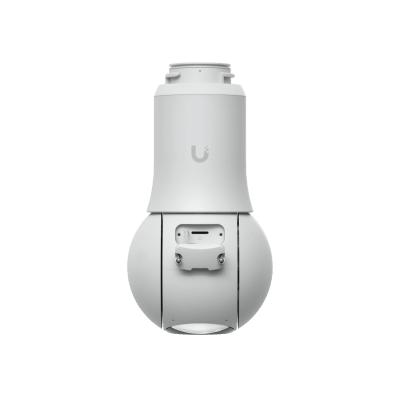 Cámara UniFi Protect G6 PTZ Color Blanco, Doble Lente 4K, Zoom Híbrido 10x, Motor AI Multi-TOPS, Visión Nocturna IR 30m, Audio Bidireccional, Protección IP66, Resistencia al Vandalismo IK04