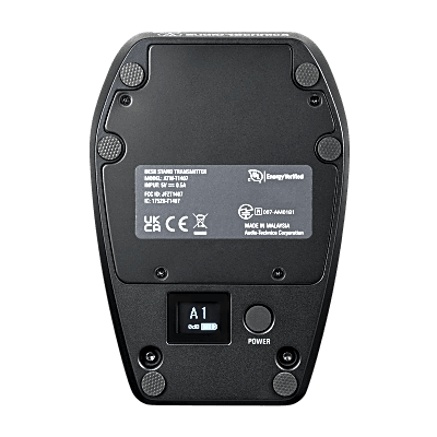 Transmisor de Micrófono de Mesa | System 20 PRO | Conector XLR-F para Micrófono Gooseneck | Batería de Ión-Litio | Pantalla OLED | USB Type-C | 10-20 Canales Simultáneos | AES128