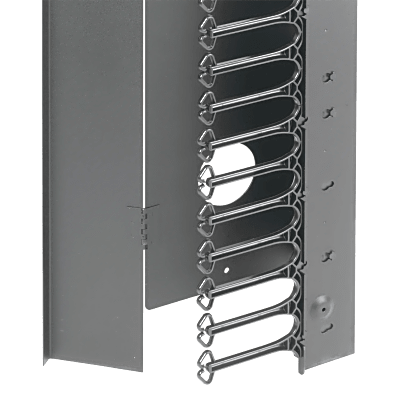 Gabinete Rack ProLine ConnecTek 42 UR 2000 x 800 x 1200 mm con Capacidad 1134 kg  Acero, Color Negro Con Organizadores Laterales Frontal y Traseros Incluidos