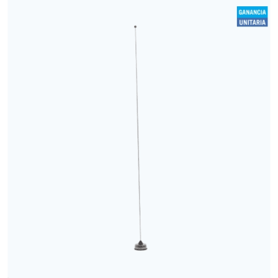 Antena Movil Ajustable en Campo, Rango de Frecuencia 118-940 MHz.