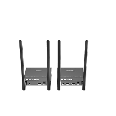 Extensor Inalámbrico HDMI| Con KVM | 4K@60Hz 4096x2160 | Tecnología ipcolor | Banda 5G 5.18-5.24 GHz | Distancia 50 m | Conexión de Hasta 1 a 4