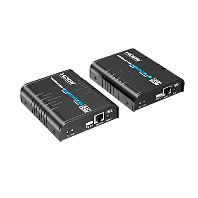 Extensor KVM HDMI 4K a 60 Hz | Transmisión hasta 120 mts con CAT6 | Resolución 4096x2160@60Hz | Ancho de Banda 18Gbps | HDCP1.4 y HDCP2.2 | Latencia 120~170ms | Conexión 1:1, 1:N, N:1, N:N