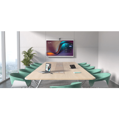 Yealink MeetingBoard 86 Pro, Centro de Colaboración Inteligente con IA, 4K UHD, Android 13, Micrófonos Integrados y Cámara Ultra Gran Angular