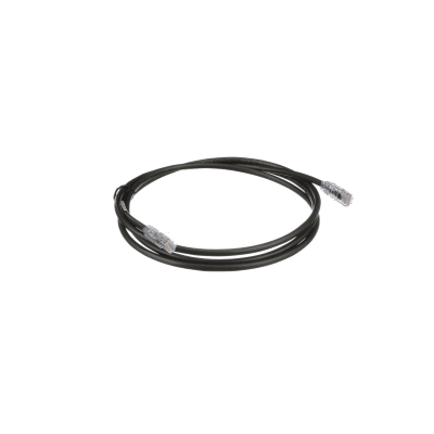 Cable de Parcheo UTP, Cat6A, 24 AWG, CM, Color Negro, 3.05 Metros (10 Pies)