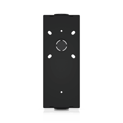 Caja de Conexión Color Negro para Lectores Profesionales UniFi Access y Doorbell, Montaje en Superficie Plana, Compatible con Conduit de 3/4”