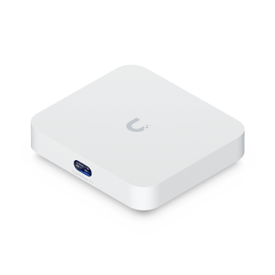 UCG Ultra Cloud Gateway Compacto con Soporte para  hasta 30+ Dispositivos UniFi, 300+ Clientes, Enrutamiento IDS/IPS de 1 Gbps y Balanceo Multi-WAN