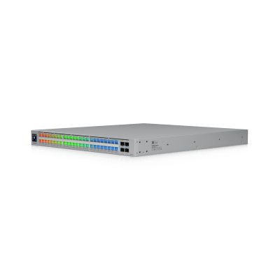 Enterprise Campus 48 PoE, Switch Empresarial Etherlighting™ PoE+++ Capa 3 de 48 Puertos (32 x 10 GbE y 16 x 2.5 GbE) y 4 Puertos SFP28 de 25 G de Alta Disponibilidad