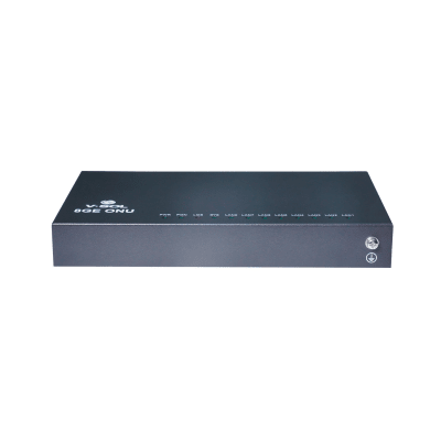 ONU Dual EPON/GPON / 8 Puertos PoE 802.3at Gigabit /  1 Puerto SC/UPC