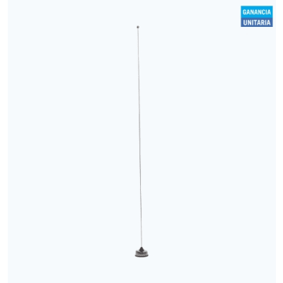 Antena Movil Ajustable en Campo, Rango de Frecuencia 118-940 MHz.