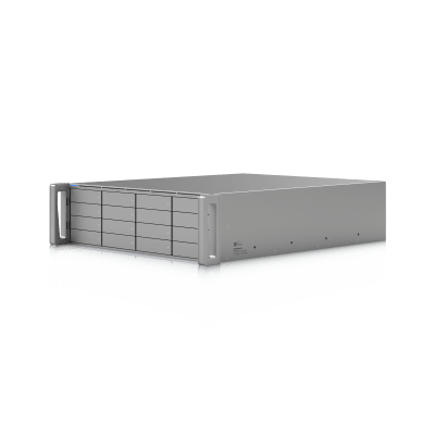 NVR Empresarial Core UniFi Protect 3U con 16 Bahías para HDD/SSD 2.5”/3.5”, Soporte para hasta 300 Cámaras 4K o 500 Full HD, Fuentes de Poder Hot-Swap y Expansión de Almacenamiento Opcional