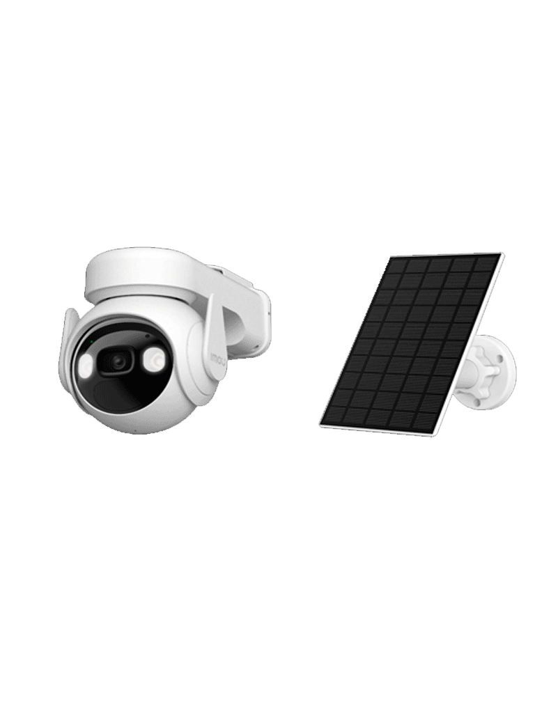 IMOU CELL PT 4G con Panel ( KIT/IPC-K9EN-3T0TE-AM/FSP12-TYPEC) - Cámara Cell PT 4g de 3 Megapixeles con Panel Polar/ lente de 3.6mm y 88° de apertura/ Audio Bidireccional y Sensor PIR Integrado para Seguridad Avanzada.