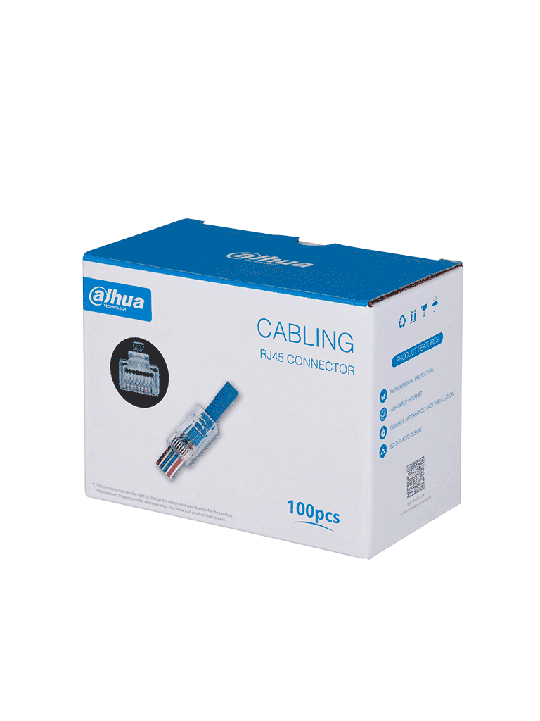 Bundle NVR+4BulletIP -Compra 1 NVR NVR1104HS-P-S3 de 4 Canales y llévate mas 4 cámaras IPC-B1E20  / Bobina de 100 metros/ Caja con 100 Plugs/ Pinza de corte  de Plugs/*No incluye disco duro/