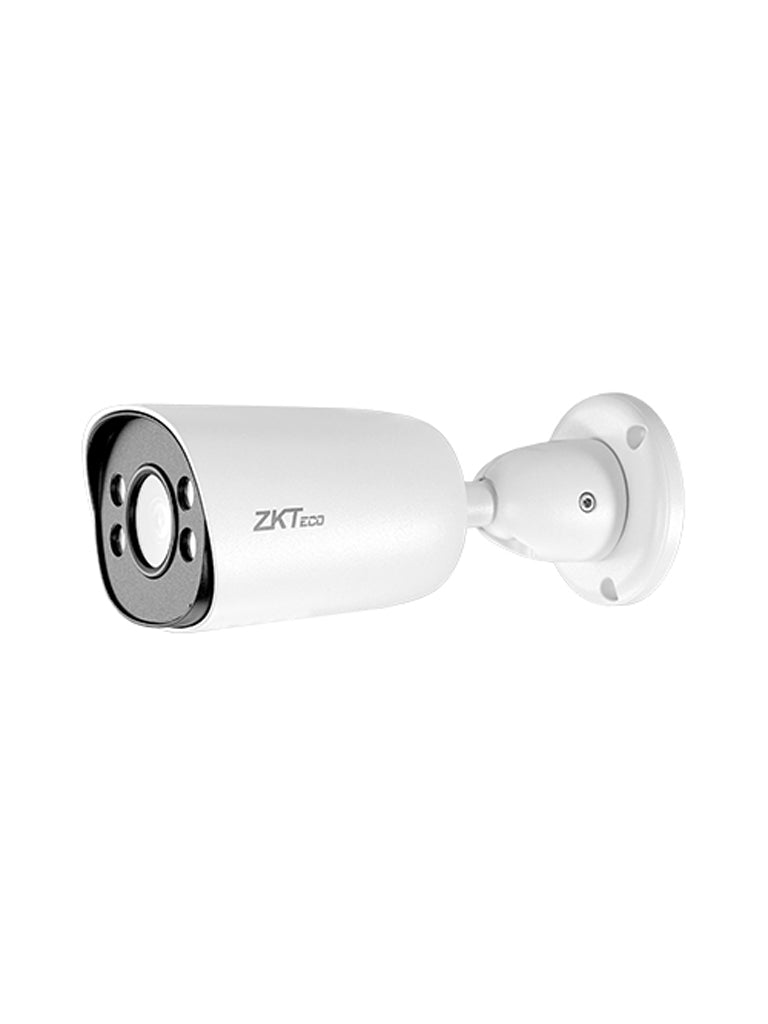 ZKTECO BS-854C31C-S4-C-MI-S – Cámara IP Bullet Full Color de 4 MP, Serie BioSense, Lente 2.8 mm, Micrófono Integrado, Video Analítico IVA, Visión nocturna a color hasta 30 m, PoE, IP67, Onvif y Carcasa Metálica