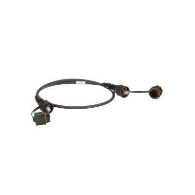 Patch Cord Cat6A IndustrialNet, Blindado S/FTP, Con Plug Industrial y Tapa en Cada Extremo, 10 Metros