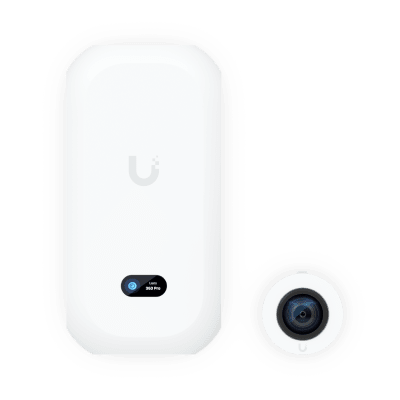 Sistema de Cámara Unifi Protect AI Theta Pro, Resolución 4K 360°, IA Avanzada para Reconocimiento, Montaje Empotrado Profesional, PoE, Audio Bidireccional Opcional