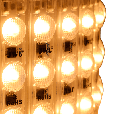 Módulo LED Resistente a Intemperie / 4500 Lúmenes / 110V / Luz Cálida 2 700 K / Hasta 20 Módulos en Serie / No Requiere Transformador.
