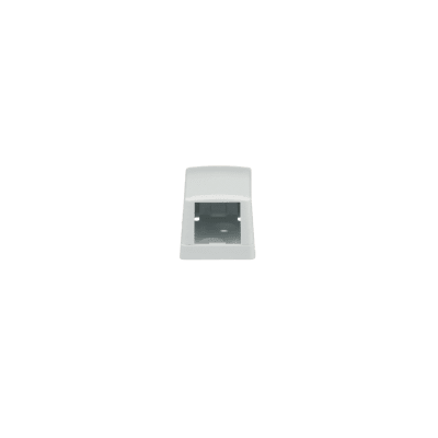 Caja de Montaje en Superficie, Para 1 Módulo Mini-Com, Color Blanco