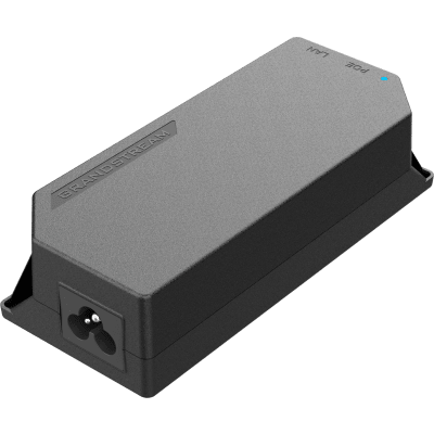 PoE Injector Grandstream 60W MultiGigabit / Compatible con IEEE 802.3af/at/bt / 1x 2.5Gbps RJ45 LAN IN / 1x 2.5Gbps RJ45 LAN OUT con PoE 60W / 100~240VAC / 54VDC / Plug-and-Play / FCC, CE, RCM, IC