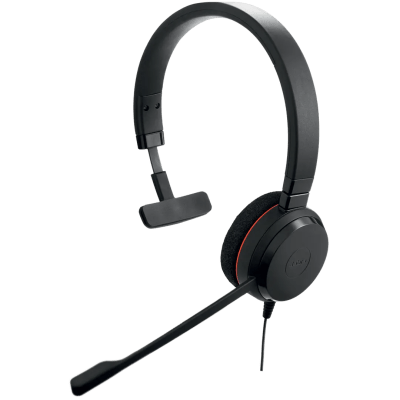 Jabra Evolve 20 Mono con Conexión USB C/A, Micrófono con Cancelación de Ruido de Ultima Generación, Configuración Plug and Play (4993-829-269)