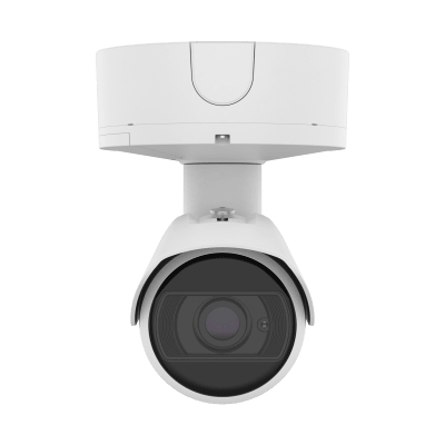 Cámara Bullet AI 8MP / Sensor 1/1.2" / Zoom Motorizado 2.25x 5.9-13.3 mm / WiseIR 60 m (196.85 ft) / Análisis Inteligente IA / IP66/IP67 / Wisenet 9 / Dual NPU / 4GB RAM