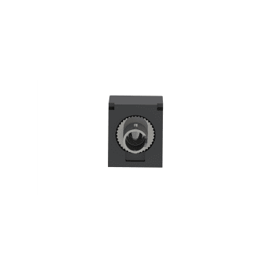 Módulo Acoplador ST Simplex, para Fibra Óptica Multimodo OM3/OM4, Tipo Mini-Com, Color Negro