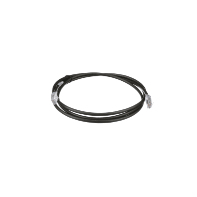 Cable de Parcheo UTP, Cat6A, 24 AWG, CM, Color Negro, 7.92 Metros (26 Pies)