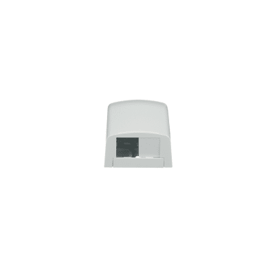 Caja de Montaje en Superficie, Para 2 Módulos Mini-Com, Color Blanco