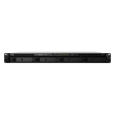 Unidad de Expansión Synology RX418 | 4 Bahías SATA HDD/SSD 3.5" y 2.5" | eSATA | Profundidad 30 cm | Compatible con RackStation 1U | Administración DSM.