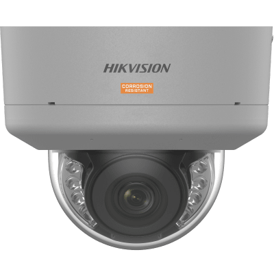 Domo IP 8 Megapixel / Lente Mot. 2.7 a 13.5 mm / Polimero Anticorrosivo (Ideal para Zonas Costeras o Alta Salinidad) / ColorVu / Dual Light (40 mts IR + 40 mts Luz Blanca) / WDR 130 dB / Exterior IP68 / IK10