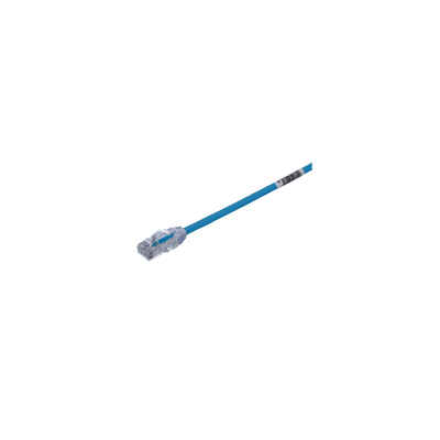 Cable de Parcheo UTP Cat6A, CM/LSZH, Diámetro Reducido (28AWG), Color Azul, 13 Metros (42.65 Pies)