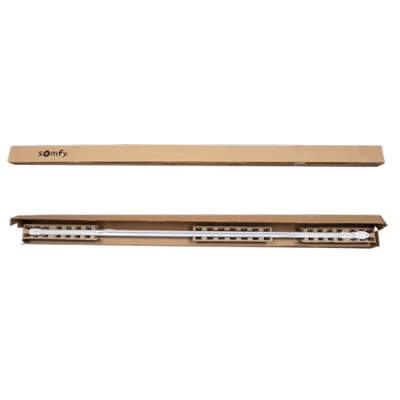 Riel Ajustable Cortinas Motorizadas / 2.3-4 m Ajustable / 20 Kg Capacidad / Movelite WF + Elatio Compatible / Instalación Techo / DIY / Smart Home