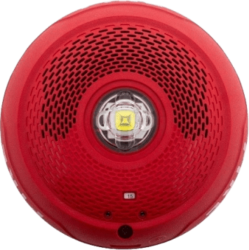BOC C/LAMP ESTROBOSCOPICA tipo LED MONT EN TECHO CLR ROJO