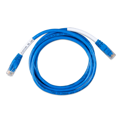 Cable Comunicación VE.can tipo B de 1.8 m para Programación de Victron con aterías Pytes y Epever