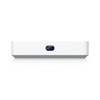 UniFi Protect UNVR-Instant – Grabador de Video en Red con Soporte para HDD de 3.5”, Switch PoE Integrado de 6 Puertos GbE (40W) y Puerto HDMI Viewport