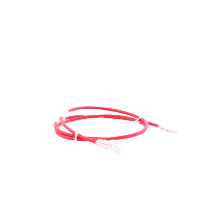 Cable de Parcheo TX6, UTP Cat6, Diámetro Reducido (28AWG), Color Rojo, 0.61 Metros (2 Pies)