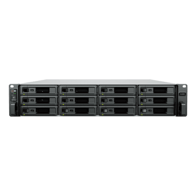 Servidor de Almacenamiento Synology SA3400D | Alta Escalabilidad | 12 Bahías SAS | Doble Controlador | Hasta 192 TB (576 TB Expandido) | 3,500/2,900 MB/s Lectura/Escritura | RAID F1, 0, 1, 5, 6, 10.