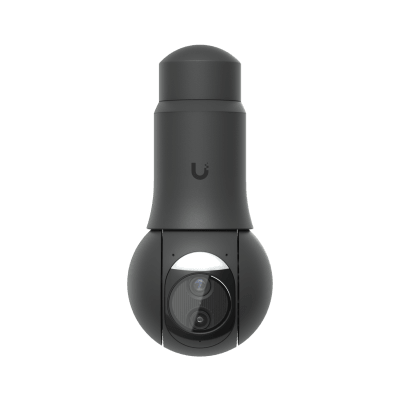 Cámara UniFi Protect G6 PTZ Color Negro, Doble Lente 4K, Zoom Híbrido 10x, Motor AI Multi-TOPS, Visión Nocturna IR 30m, Audio Bidireccional, Protección IP66, Resistencia al Vandalismo IK04