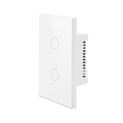 (ZigBee) Apagador switch inalámbrico ZigBee, control de 2 regresos de carga, 110V