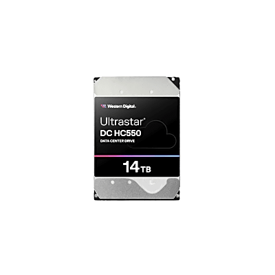 Disco Duro para Centro de Datos Ultrastar DC HC550 / 14TB / 7200 RPM / SATA 6Gb/s/ HelioSeal® 6ta Generación / EAMR y Triple Stage Actuator / 2.5M Horas MTBF / 5 Años de Garantía