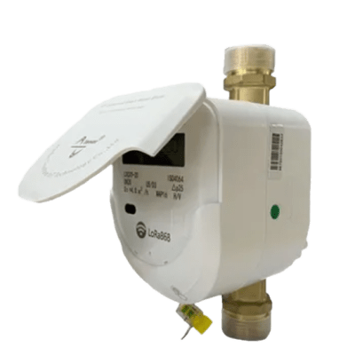 Medidor Ultrasónico de Agua IoT 3/4 pulgada / Medición Bidireccional / Válvula Integrada / IP68 / Pantalla LCD 9 Dígitos