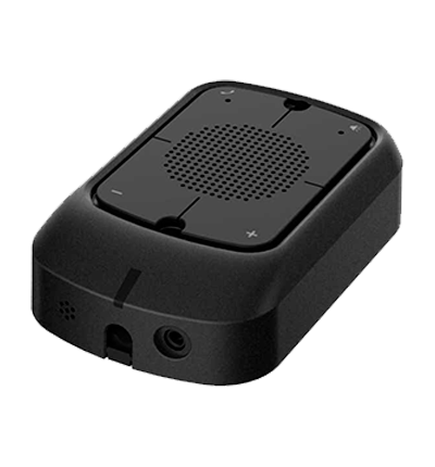 DAHUA MP06- Intercomunicador de 2 Vias/ Para DVR y NVR Movil/ 1 Canal de Entrada de Audio/ Altavoz Integrado/ Boton de Emergencia y Charla Bidireccional hacia Mobile Center/ Conector Tipo Aviacion 4 Pines